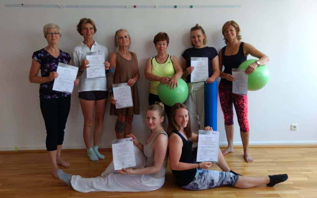 Erfolgreicher Abschluss der Pilatestrainer Ausbildungsklasse 2018