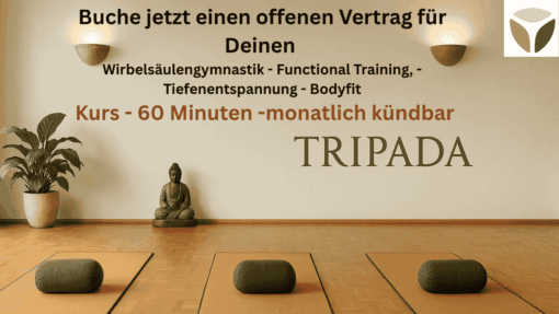 Vertragsbild, Tripada Akademie für 60 Minuten Kurse Functional- WSG-Bodyfit-Tiefenentspannung